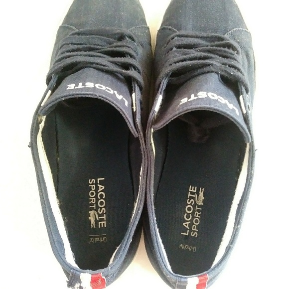 * SOLD!!! * Lacoste Blue Sport Ortholite Size 11 - Picture 7 of 7
